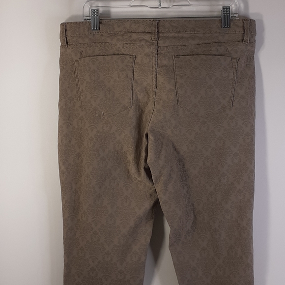 Mossimo Ankle Skinny Jeans Sz 12 Tan/Beige Design - Picture 7 of 15